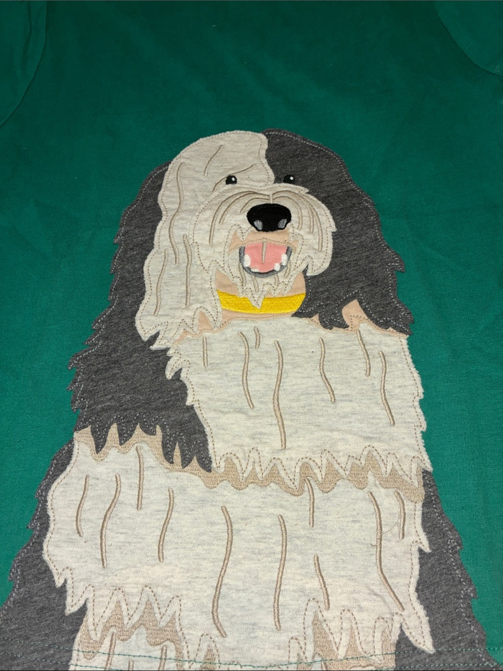 NWT Mini Boden Hike Green Dog shirt size 6-7 - Picture 4 of 4